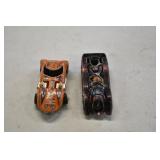Pair of Red Line Hot Wheels