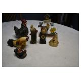 Rooster/Hen Decorative Hens