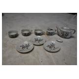 Vtg Happy Mice Ceramic Tea Set