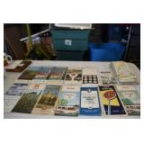 Vtg Road Maps Lot