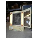 Vtg Dual Vanity Mirror with Lights