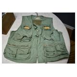 Vtg WFS Deluxe Fishing Vest
