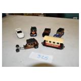 Vtg Toy Car Lot