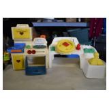 Fisher Price Play Kitchen and Baby Driving Play To