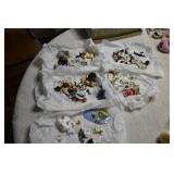 Large Lot of Ceramic and Glass Miniature Figures