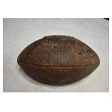 Vtg Leather Wilson Pete Rozelle NFL Football
