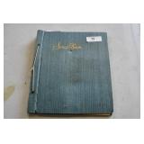 Vtg Scrapbook with Old Newspaper Articles