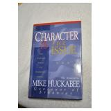 Character Is the Issue Signed by Mike Huckabee