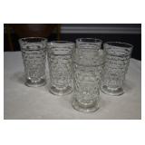 Set of 5 Colony Whitehall Footed Ice Tea Tumbler