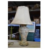 Heavy Marble Lamp 26"