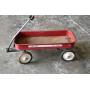 Vtg Sears Metal Red Wagon