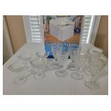 Fostoria Geometric Pattern Stemware