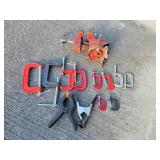 Clamps and Small Vise Set