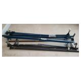 Queen & King Collapsible Metal Bed Frames with Whe