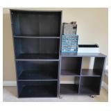 Black Shelving Units with Accessories