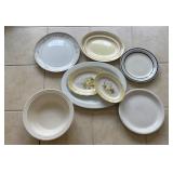 Collection of Various Plates and Serving Dishes
