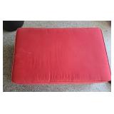 Red Rectangular Storage Ottoman