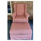 Armchair and Matching Ottoman