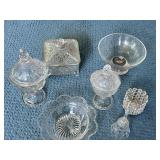 Vtg- Style Pressed Glassware