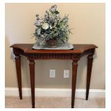 Bombay Console Table w/ Floral Arrangement
