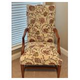 Vtg. Floral Lounge Chair