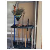 Garden Tools and Rack