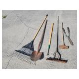 Six Garden Tools