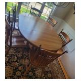 Tell City Dining Table With Chairs