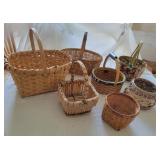 Seven Woven Baskets