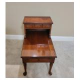 Two-Tier Wooden Telephone Table