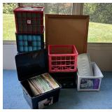 Multi-Purpose Storage Crate & Filing Set W/ Corkbr