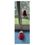 Tall Floor Lamp With Red Shade
