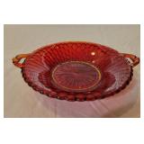 Indiana Glass Honeycomb Pattern Dish