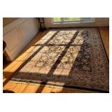Rectangular Floral Area Rug