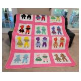 Handmade Dutch Girl and Boy Quilt
