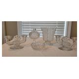 Fostoria Glass Vase and Accessories