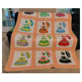 Queen Sunbonnet Sue Handmade Quilt