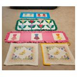 Quilted Table Runners and Pieces