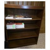 Brown 4 shelf Bookshelf -Content Not Included