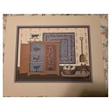2 Framed Prints-1 Folk Art W/A Country
