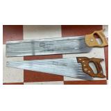 2 Sears Craftsman Kromedge Handsaws