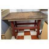 Wooden Work Table-49ï¿½ x 30ï¿½ x 37.5ï¿½. See Photos