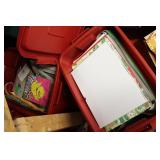 Two Totes of Christmas Wrapping Boxes
