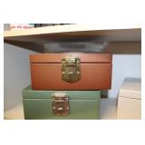 Four Metal Storage Boxes