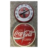 VTG Battery Powered Coca-Cola Wall Clock, Cont.