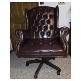 Heavy Leather Desk Chair