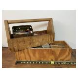 2 Wooden Tool Boxes With Contents-Various Nails,