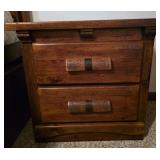 Rawhide night stand