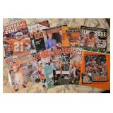 An array of magazines about the Vols