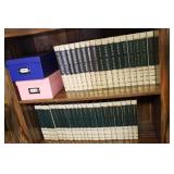 World Book Encyclopedia and Stamp Collection